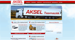 Desktop Screenshot of aksel-tasimacilik.com